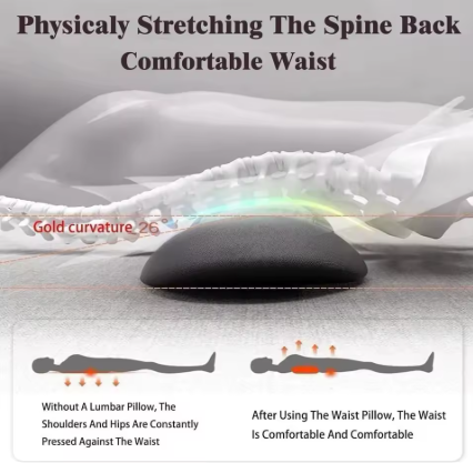 Relaxa – Heated Vibrating Lumbar Pillow for Back Relaxation