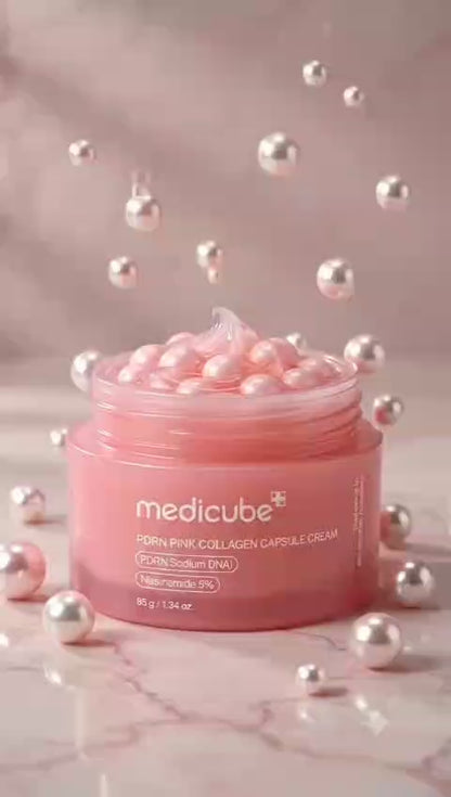 Medicube PDRN Pink Collagen Capsule Cream and deep vita C