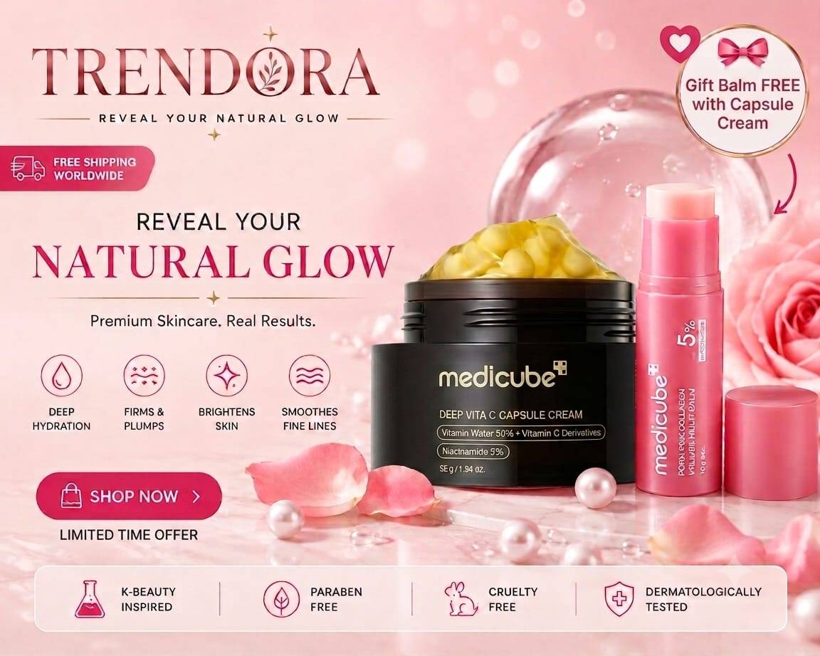 Medicube PDRN Pink Collagen Capsule Cream and deep vita C