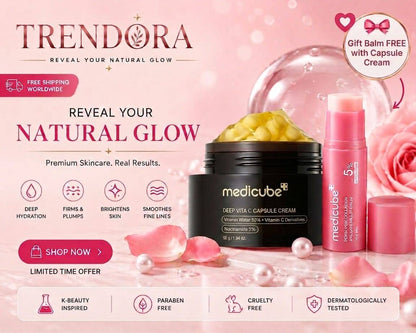 Medicube PDRN Pink Collagen Capsule Cream and deep vita C