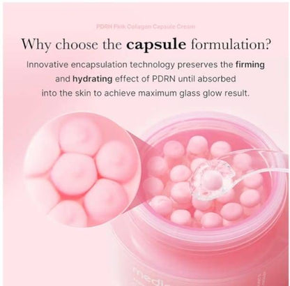 Medicube PDRN Pink Collagen Capsule Cream and deep vita C